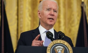 The White House once again makes Covid-19 the focus of Biden's schedule amid a new spike in cases. Biden here speaks at the White House on July 29