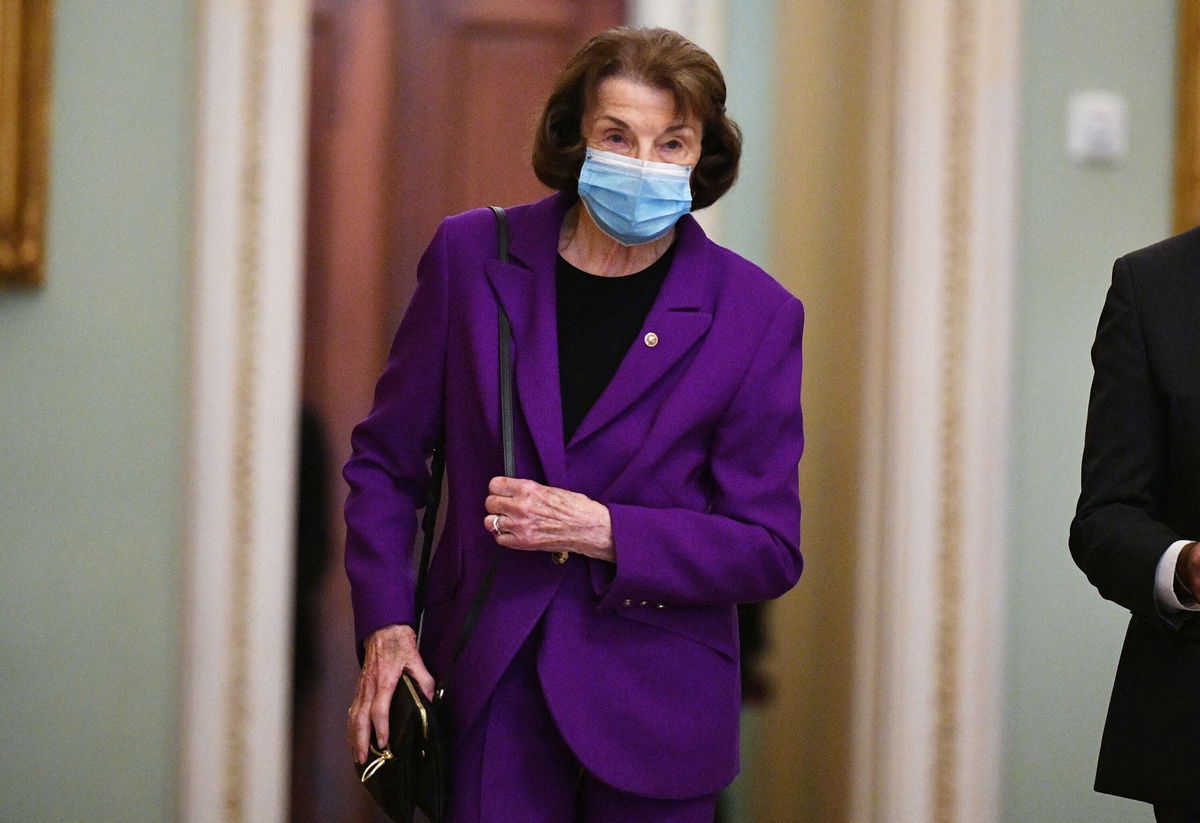 <i>MANDEL NGAN/AFP/Getty Images</i><br/>US Sen. Dianne Feinstein