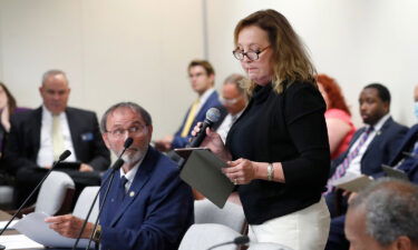 Judy Wiegand speaks during a House Judiciary Committee meeting in Raleigh