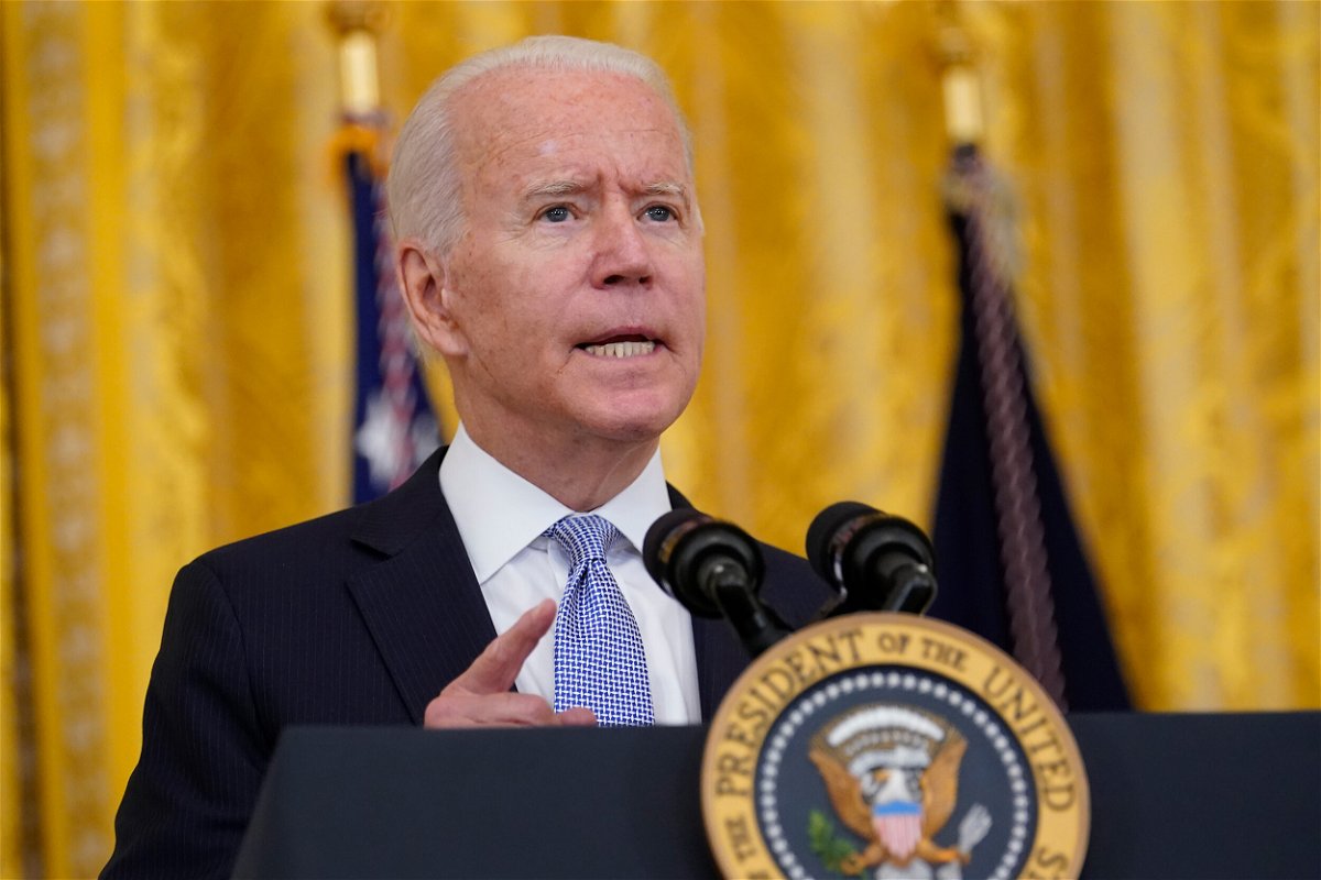 <i>Susan Walsh/AP</i><br/>President Joe Biden will meet Aug. 11 with the heads of several companies and institutions that are requiring their employees get vaccinated against Covid-19