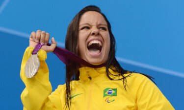 Edênia Garcia of Brazil is one of at least 30 athletes competing in the Tokyo Paralympics who identifies as LGBTQ.