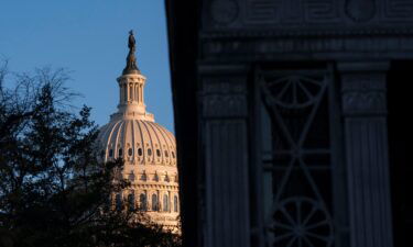 The Capitol dome where Amb. William Taylor And Deputy Assistant Secretary Of State George Kent testify at the first public impeachment hearing before the House Intelligence Committee on Capitol Hill November 13