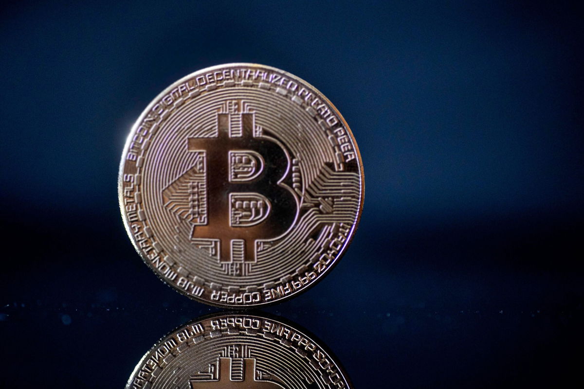 <i>Nicolas Economou/NurPhoto/Getty Images</i><br/>Bitcoin's price rises above $50