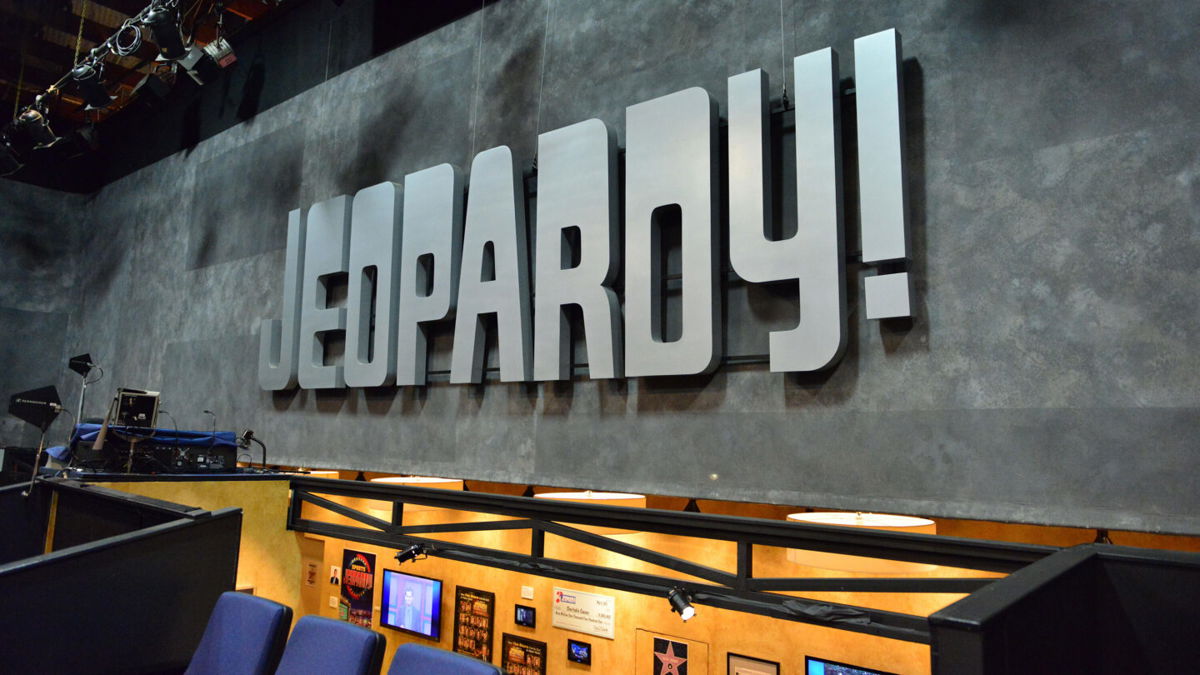 <i>Paul Briden/Alamy</i><br/>The Jeopardy studio as seen at Sony film studios in Los Angeles.