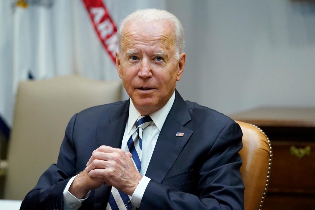 <i>Susan Walsh/AP</i><br/>The White House will highlight in the coming days the $39 billion in new transit funding. President Joe Biden is seen here during a meeting with a bipartisan group of governors and mayors at the White House