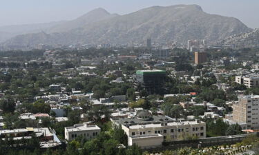 Nearly two dozen San Diego students and their families are stuck in Afghanistan. This picture taken on August 15 shows a general view of Kabul.