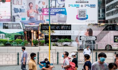 China passed sweeping new rules about the collection and use of personal data on Friday. This image shows a commercial billboard ad of Alipay