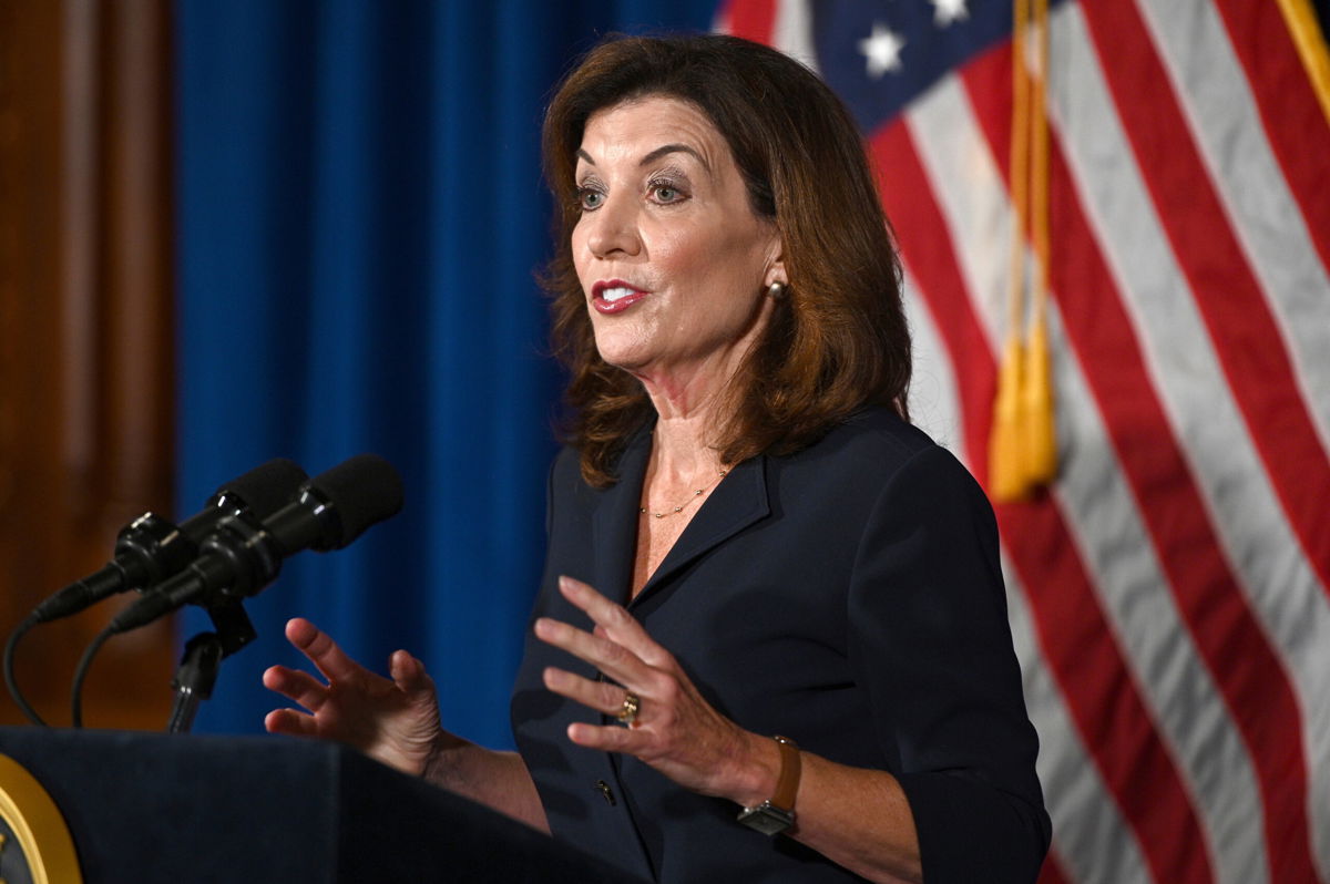 <i>Anthony Behar/Sipa USA/AP</i><br/>New York Lt. Gov. Kathy Hochul