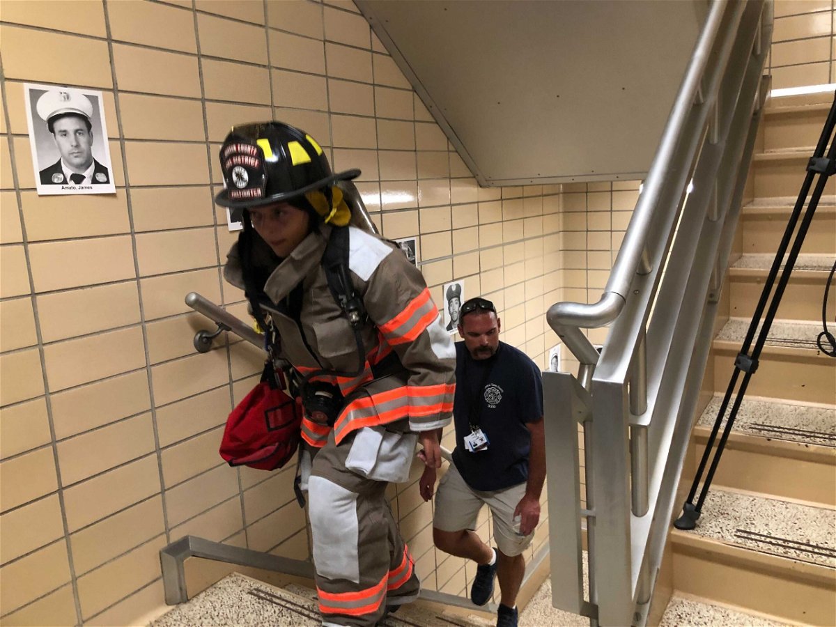 Climbers are looking to raise $25,000 for fallen first responder families during the fifth annual State Fire Marshal 9/11 Memorial Stair Climb at the Jefferson Building in Jefferson City.