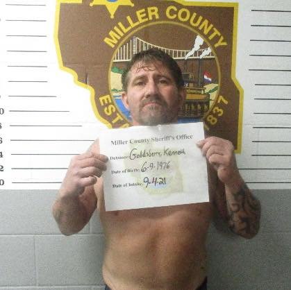 Kenneth Goldsberry allegedly stole a truck and an ATV before being caught on Saturday in Miller County.