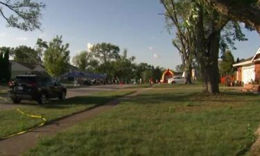 Neighbors in Woodridge held a block party after an EF-3 tornado hit the suburban community.