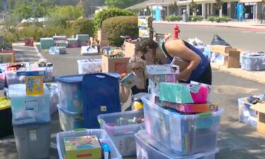 "Ashlee's Toy Closet" on  stopped by the Green Valley Community Church in Placerville with a truck full of toys for children. This is personal for the woman behind the nonprofit's event