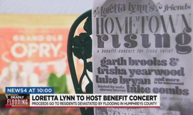It's for Loretta Lynn's Friends: Hometown Rising benefit concert at the Grand Ole Opry.
