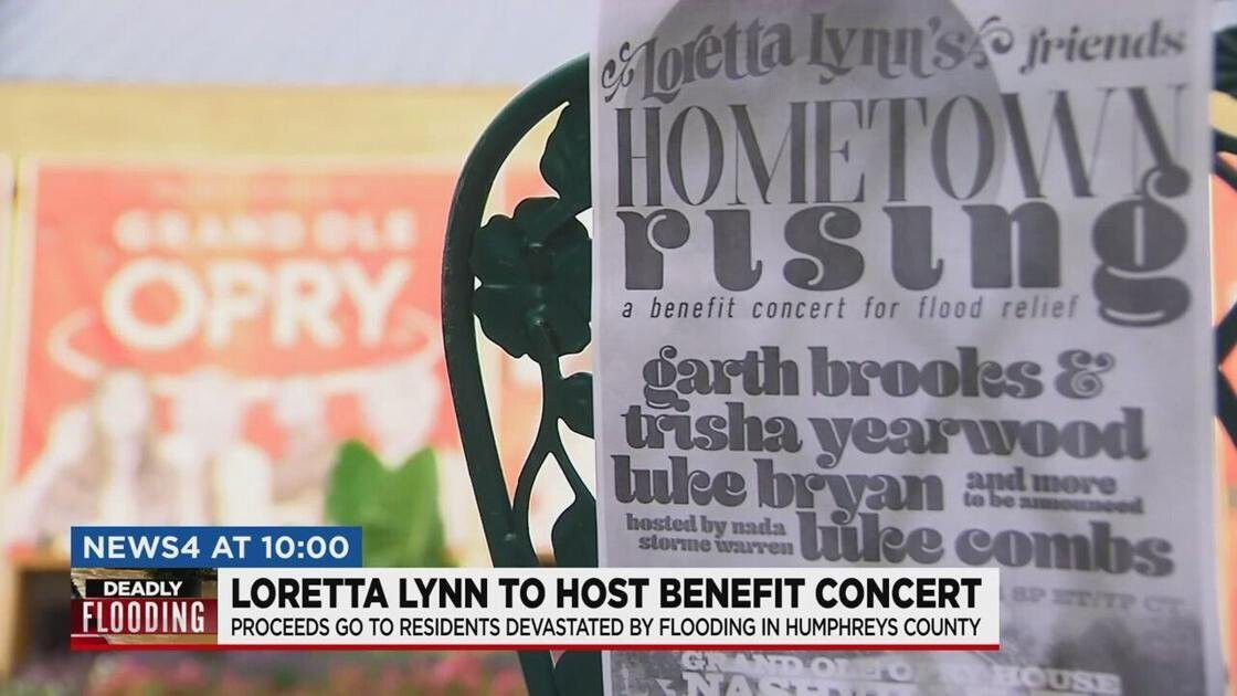 <i>WSMV</i><br/>It's for Loretta Lynn's Friends: Hometown Rising benefit concert at the Grand Ole Opry.