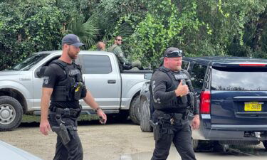 Police and the FBI search for Brian Laundrie in the Carlton Reserve in Florida.