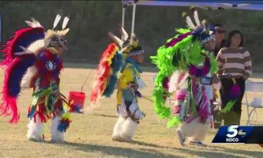 The opening of the First Americans Museum featured a dance performance
