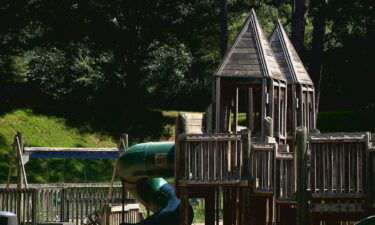 A playground near an Asheville