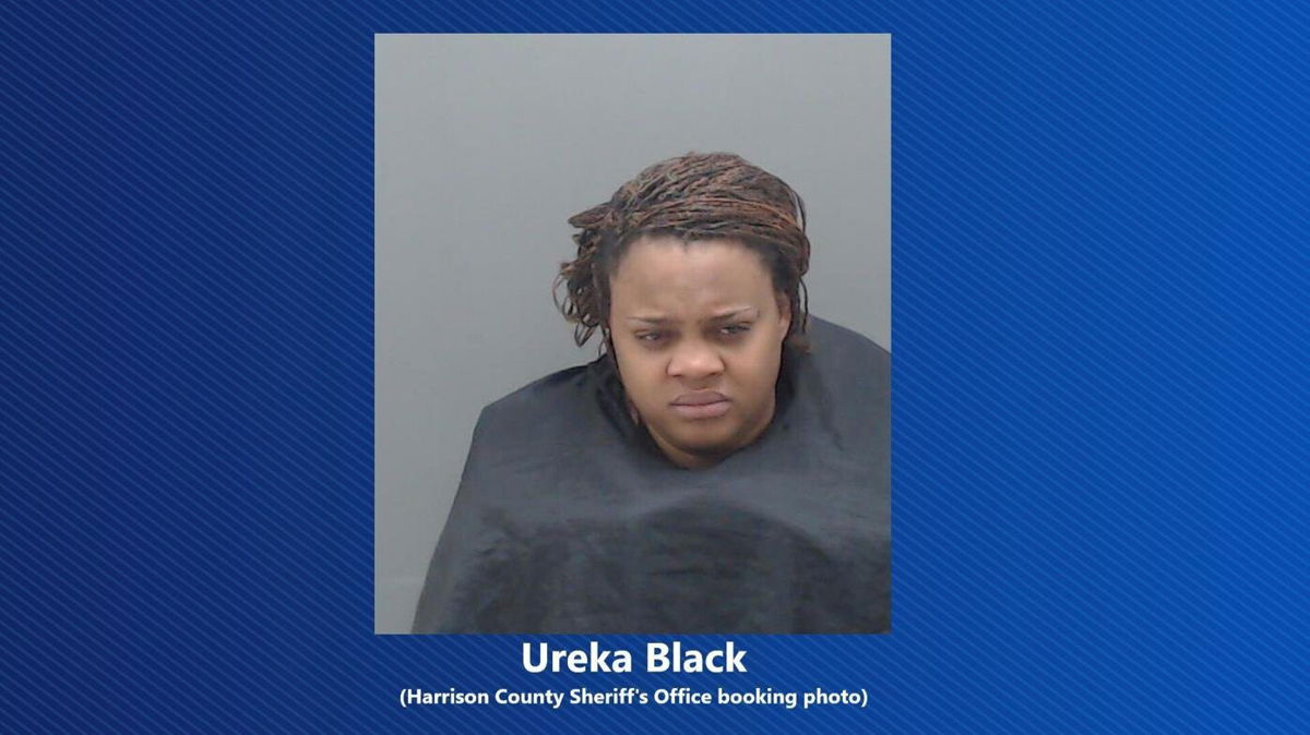 <i>Harrison County Sheriff KTBS</i><br/>Authorities arrested Ureka Black after they say she threw her two children from a bridge