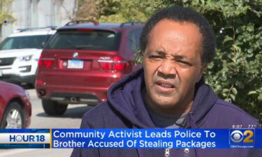 Chicago community activist Andrew Holmes said he turned in his brother to police in connetion wtih some alleged packages thefts