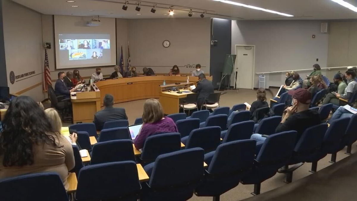 <i>KPTV</i><br/>To require vaccines for students or not - it's an ongoing discussion Portland Public Schools is having with parents and students.