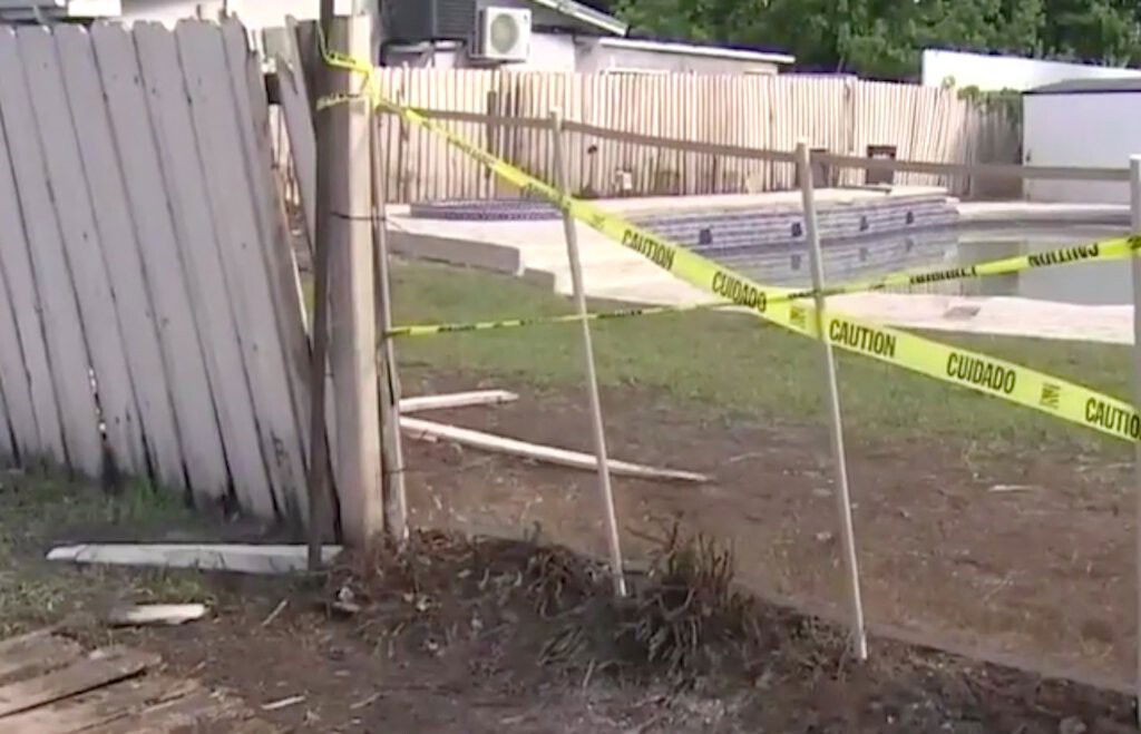 <i>WSVN</i><br/>A man is okay after he crashed a van into his neighbor's swimming pool in West Miami-Dade.