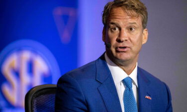 University of Mississippi football coach Lane Kiffin says he's tested positive for Covid-19.