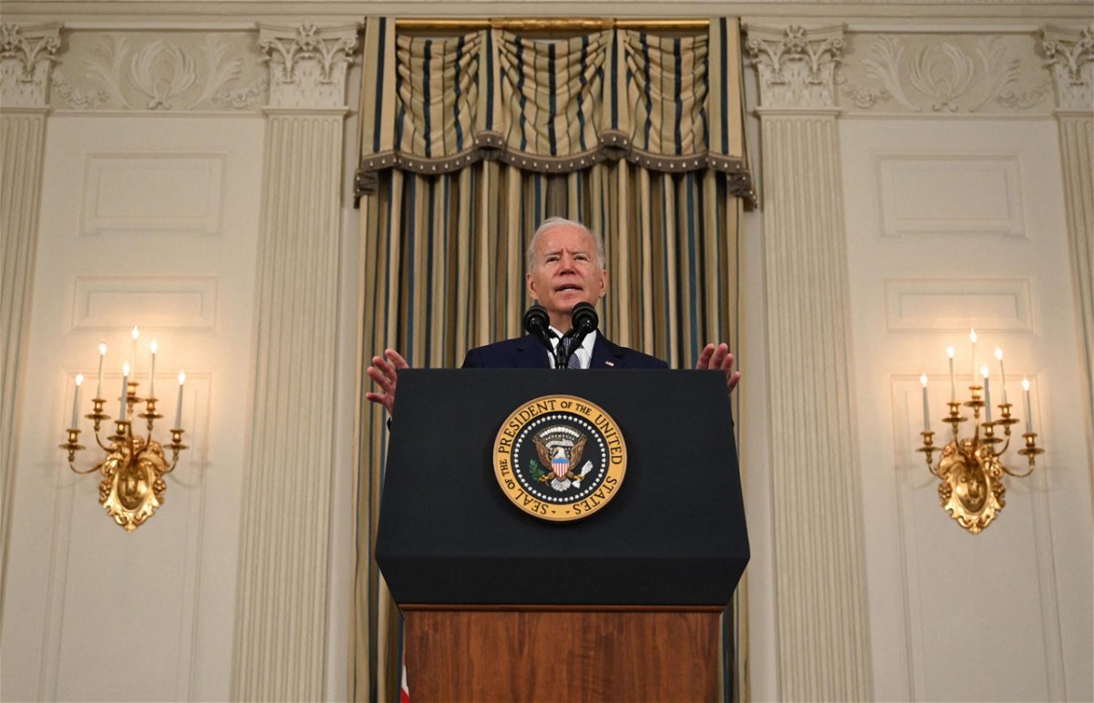 <i>JIM WATSON/AFP/Getty Images</i><br/>President Joe Biden