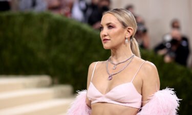 Kate Hudson is engaged to long-term boyfriend Danny Fujikawa. Hudson here attends the 2021 Met Gala in New York City
