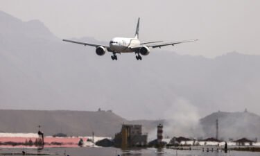 A Pakistan International Airlines passenger plane from Islamabad touched down in Kabul on Monday morning.