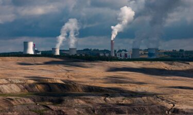 The Turów lignite mine is seen here in southwestern Poland in 2020.