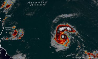Hurricane Sam is rapidly strengthening over the open Atlantic