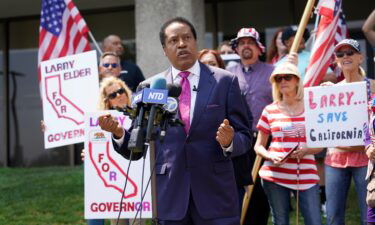 Republican candidate Larry Elder