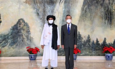 Chinese Foreign Minister Wang Yi meets with Mullah Abdul Ghani Baradar