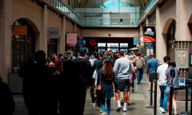 Retailers are gearing up for a huge holiday season. People here shop at a mall in San Francisco on August 1.