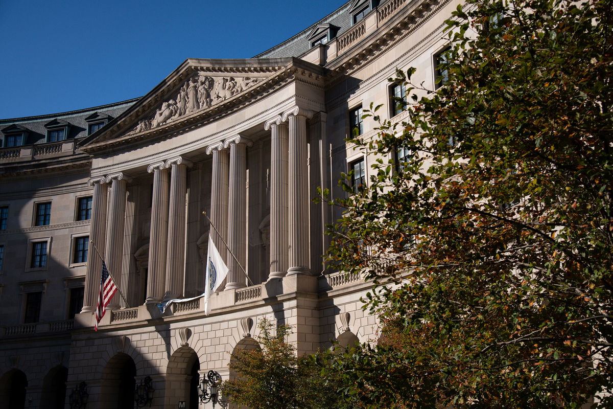 <i>Graeme Sloan/Sipa USA/AP</i><br/>A general view of the Environmental Protection Agency building in Washington