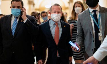 Divisions over the Democrats' massive reconciliation package are spilling into the open ahead of lawmakers' return to Capitol Hill. Pictured is Rep. Josh Gottheimer