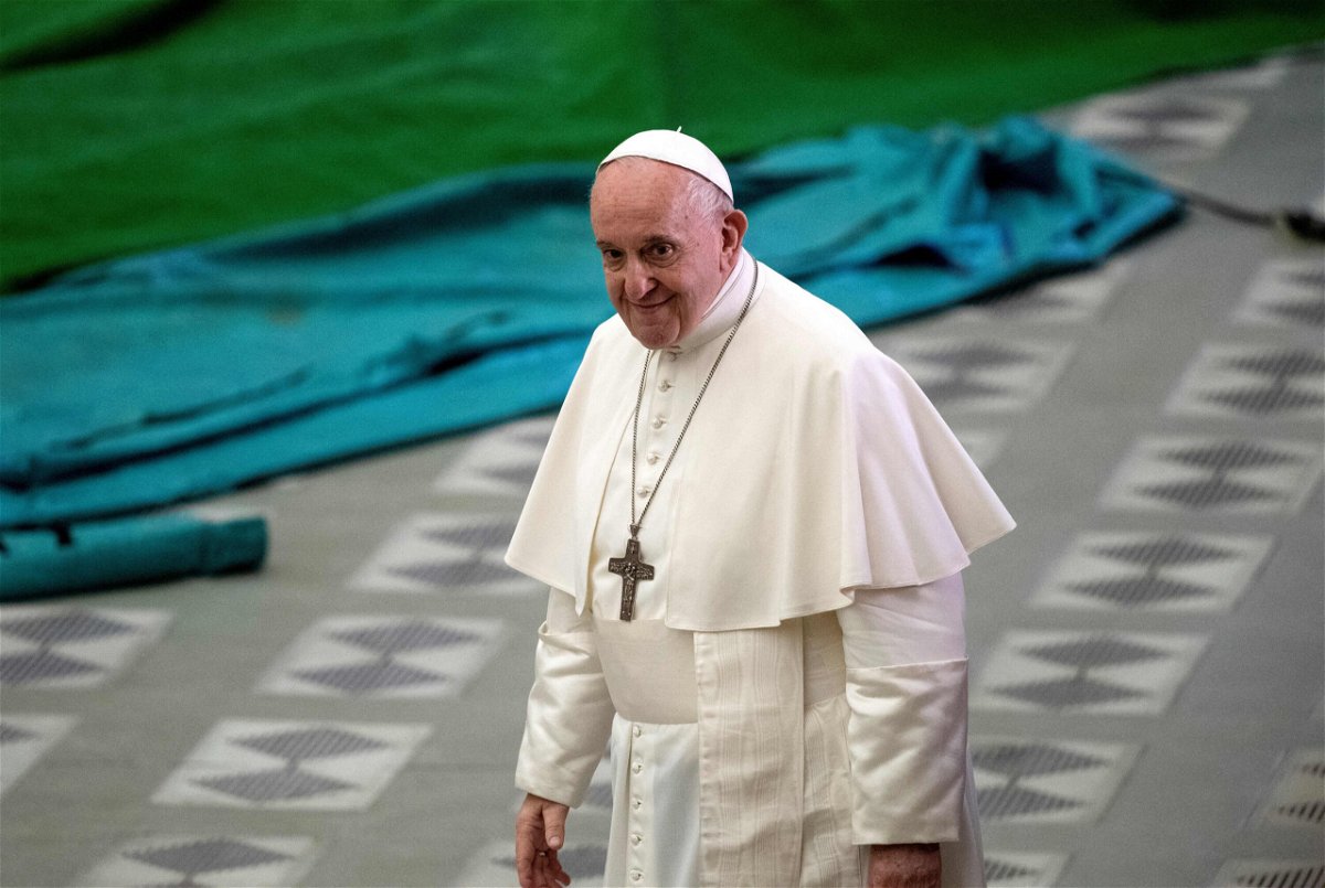 <i>Tiziana Fabi/AFP/Getty Images</i><br/>Pope Francis
