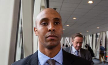 A Minnesota court on Wednesday vacated former Minneapolis police officer Mohamed Noor's 3rd-degree murder conviction. Noor is seen here in Minneapolis
