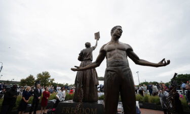 A monument honoring the abolition of slavery was dedicated in Richmond