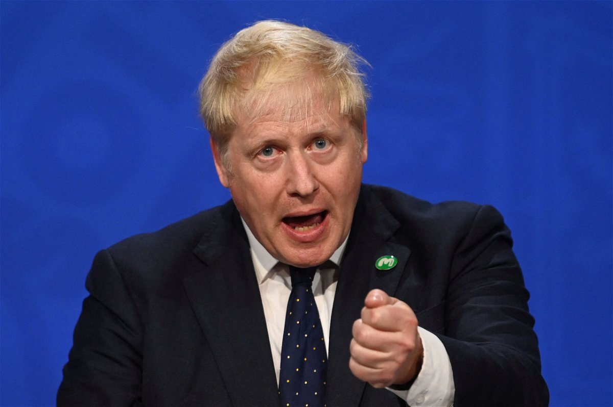 <i>Toby Melville/POOL/AFP/Getty Images</i><br/>UK Prime Minister Boris Johnson's plan to hike payroll taxes to raise funds for health and social care will raise Britain's tax burden to its highest ever level. Johnson is seen here in London on September 7.