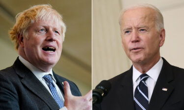 President Joe Biden did not attend Prime Minister Boris Johnson's Monday meeting about global climate financing.