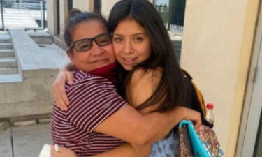 Angelica Vences-Salgado is reunited with her daughter