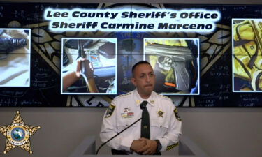 Lee County Sheriff Carmine Marceno talks about evidence collected from two students' homes.