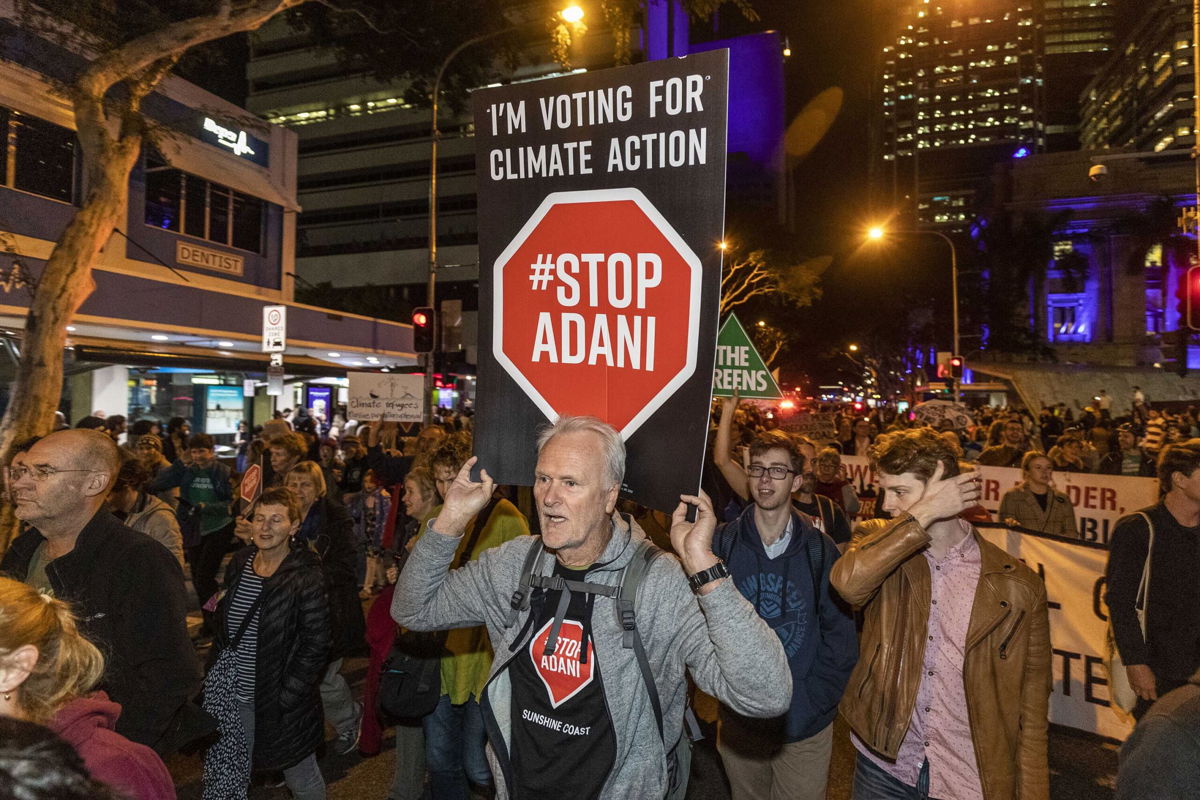 <i>Glenn Hunt/Getty Images</i><br/>Protesters against the Adani coal mine