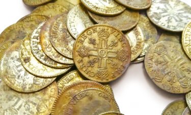 Three builders discovered a stash of 239 century gold coins at a manor in Plozévet
