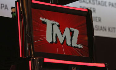 A TMZ logo is displayed during the launch party for IGT's TMZ Video Slots on August 28