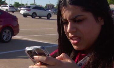 The moment that gunshots were heard inside Timberview high school on Wednesday