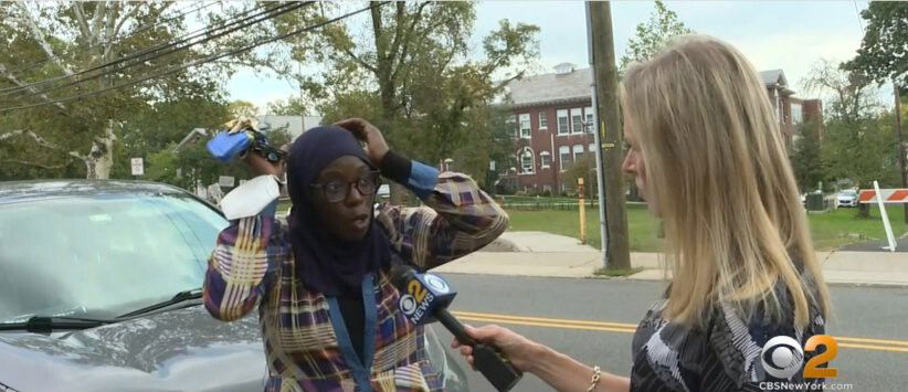 <i>WABC</i><br/>Cassandra Wyatt (left) said an elementary school teacher forcibly removed her daughter's hijab from her head while she was in class.