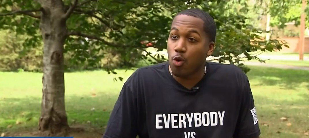<i>WSMV</i><br/>Joshua Black lives at the complex and said he was called out by a woman who also lives there. He recorded the confrontation on his phone Wednesday night.