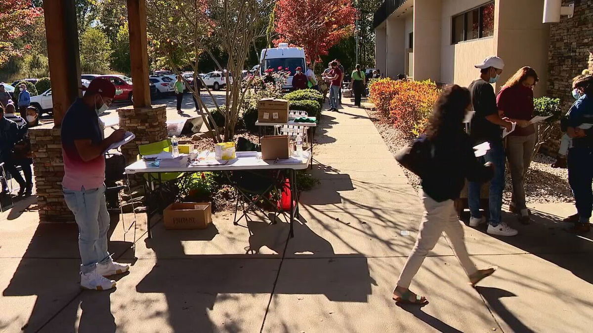 <i>WLOS</i><br/>Organizers were standing by all weekend to help those in need of passports